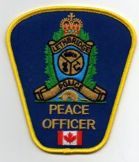 CANADA,ALBERTA,LETHBRIDGE PEACE OFFICER 1